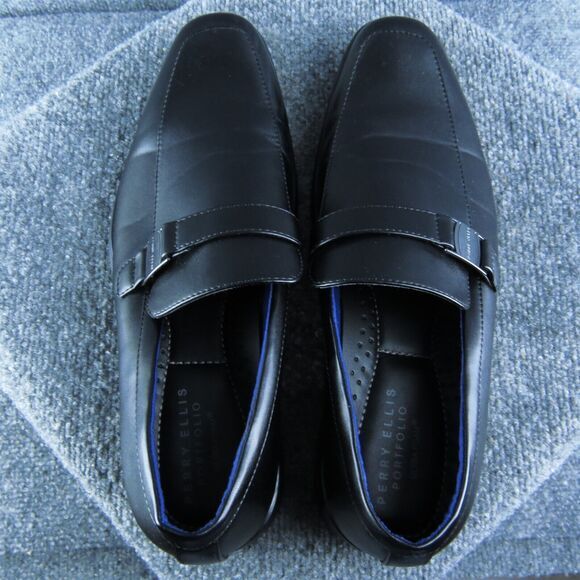 Perry Ellis Men's Justin Loafer Black Synthetic Size 10.5M Gently Used 2025 - Picture 5 of 7